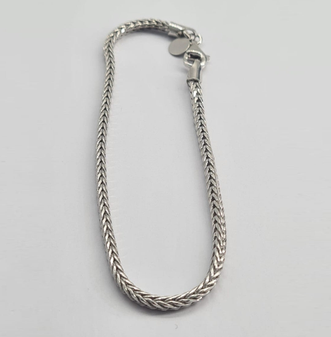 Men's Sterling Silver Rimini Heavy Foxtail Bracelet