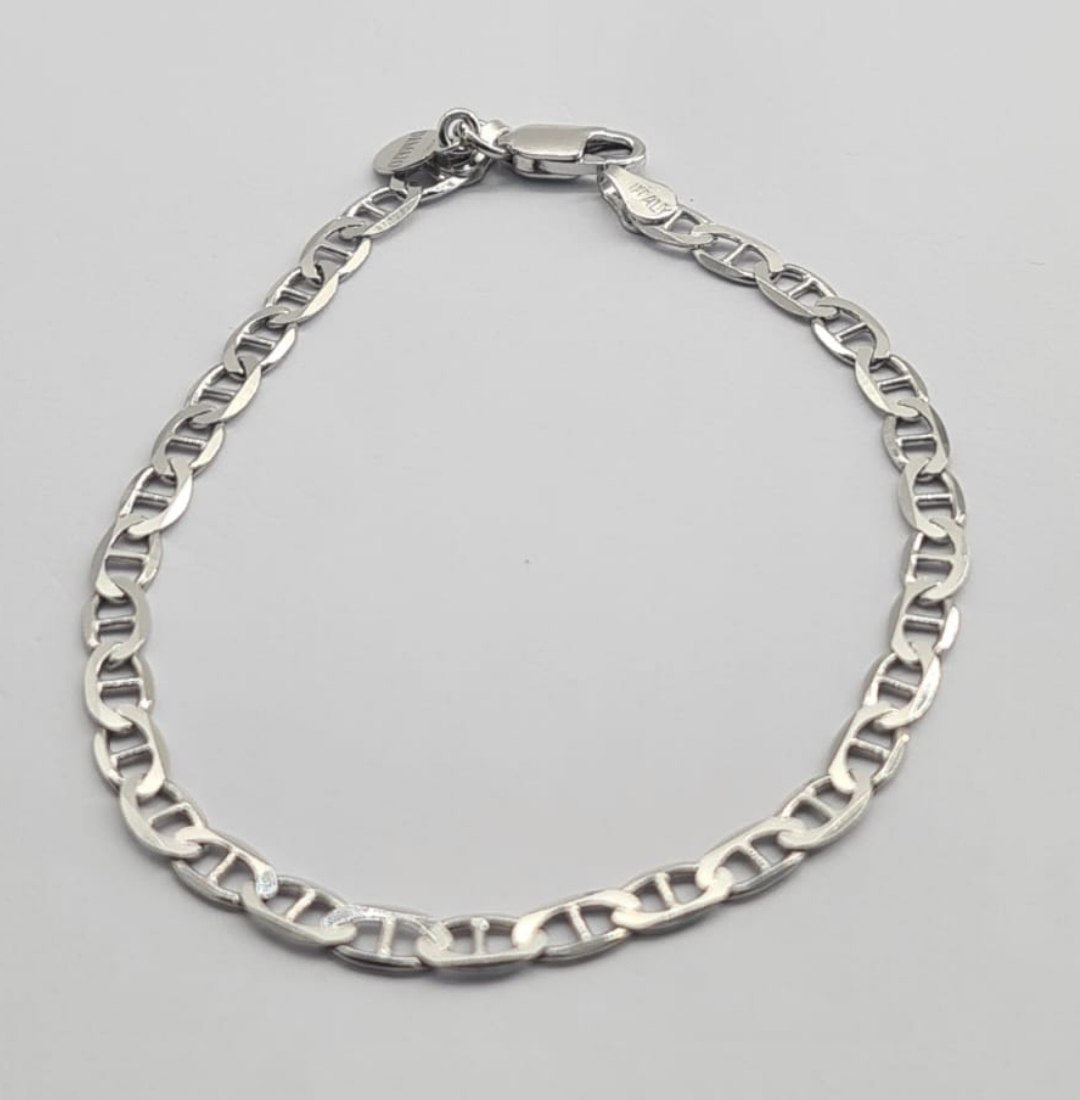 Men's Sterling Silver Marine Bracelet