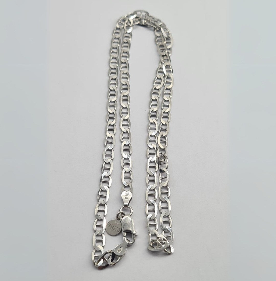 Men's Sterling Silver Marine link Chain