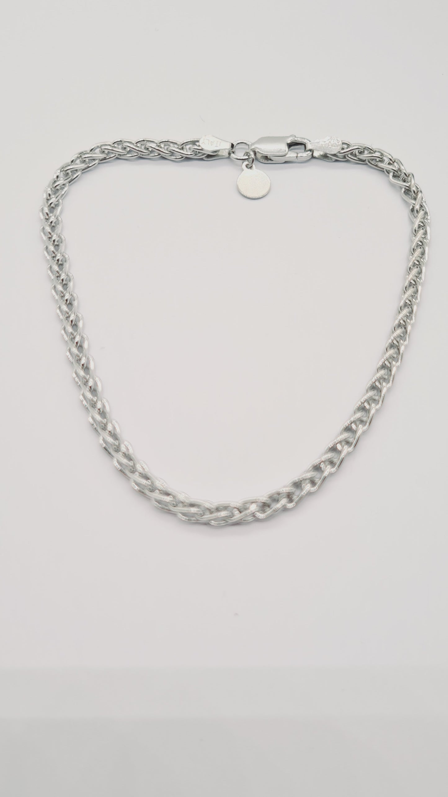 Men's Sterling Silver Chain Bracelet