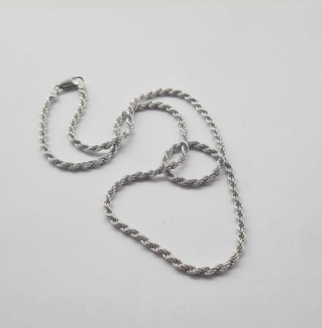 Men's Sterling Silver Florence Rope Chain