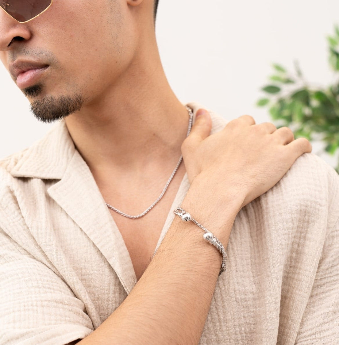 Gent's Torque bracelet - a modern interpretation of the traditional Celtic design