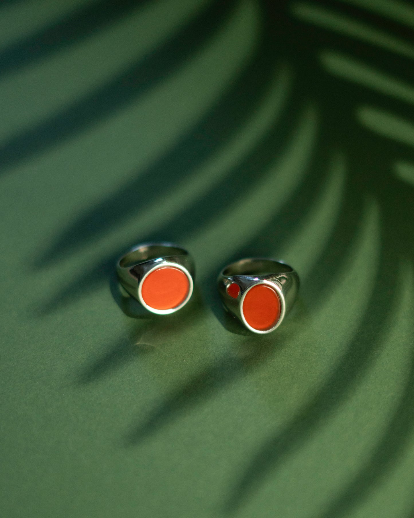 Damazo Round Ring Red Diaspro