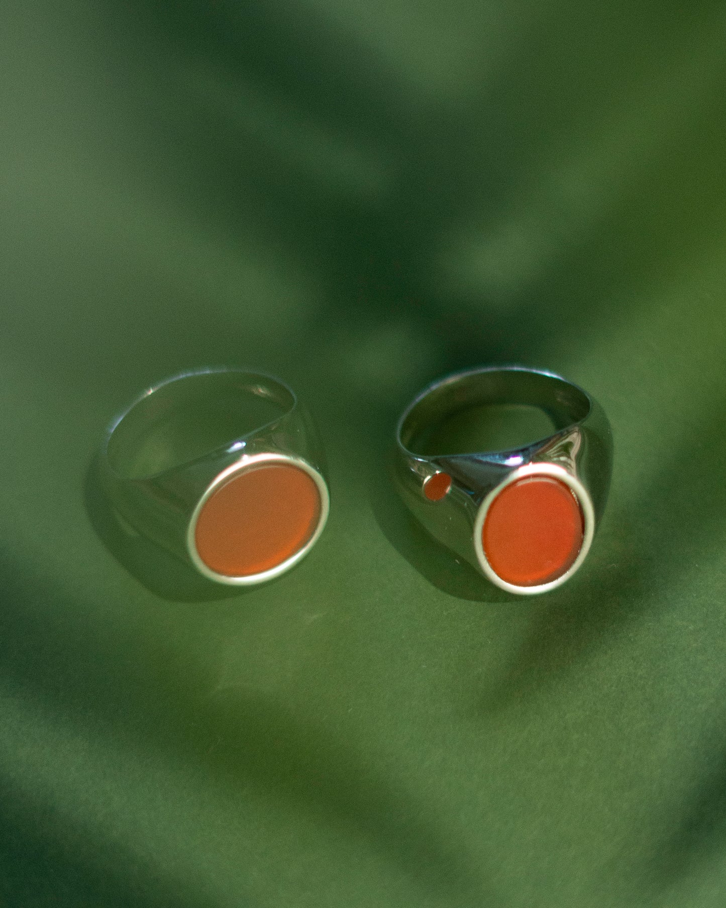 Damazo Round Ring Red Diaspro