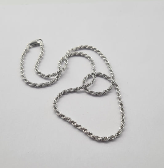 Men's Sterling Silver Florence Rope Chain