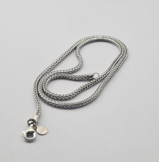 Men's Sterling Silver Rimini Heavy Foxtail Chain