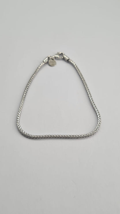 Men's Sterling Silver Chain Bracelet